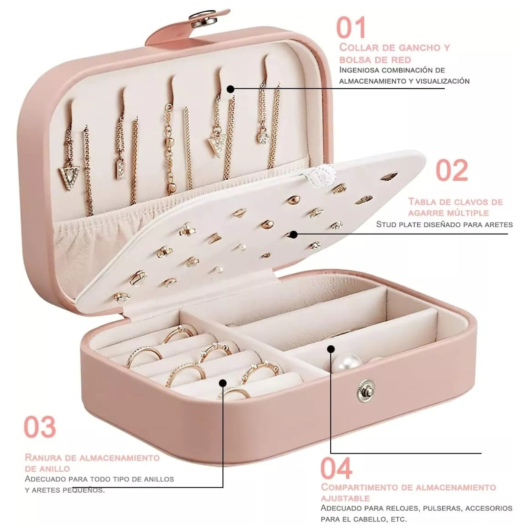💎 Joyero, Organizador, Estuche Para Joyería, Caja Para Joyas 💼✨
